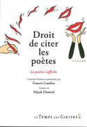 Droit de citer les poètes